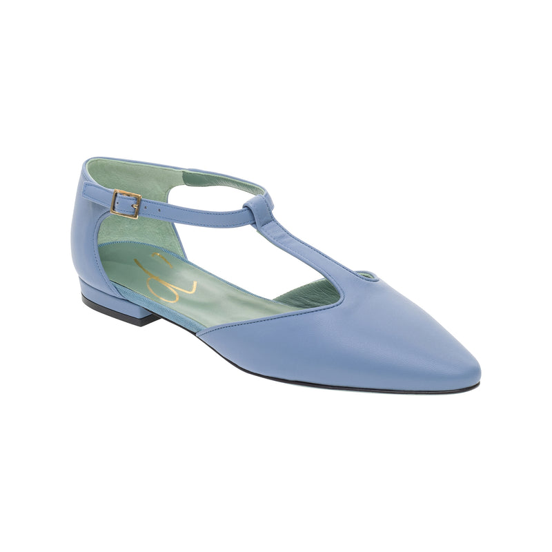 Paola D'arcano Ballet Flat - Blue Timeless Marthas Vineyard