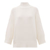 La Fée Parisienne Cotton Mock Neck Sweater Timeless Martha's Vineyard