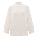 La Fée Parisienne Cotton Mock Neck Sweater Timeless Martha's Vineyard