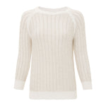 Sweater with Metallic Thread