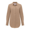 Bagutta Cotton and Cashmere Button Down in Camel Timeless Martha's Vineyard 
