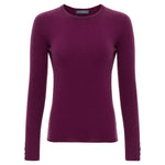 Moray Cashmere Crewneck Beetroot Timeless Martha's Vineyard