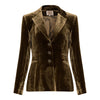 T.ba Mariane Velvet Jacket - Olive Timeless Martha's Vineyard