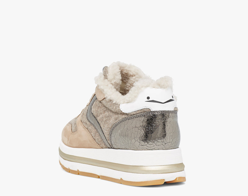 Voile Blanche Maran Fur Sneaker Timeless Martha's Vineyard