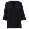 La Fée Parisienne Cotton V-Neck Sweater Timeless Martha's Vineyard