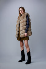 Suprema Fox Fur Gilet Timeless Martha's Vineyard